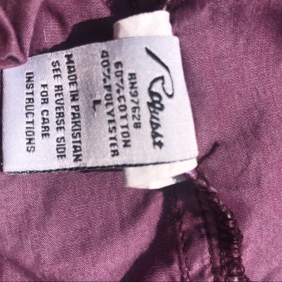 Request Purple Button Up size Large - Picture 7 of 8